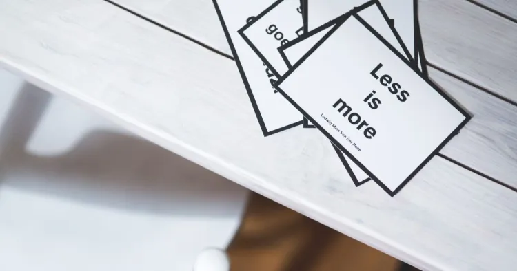 Menej je viac